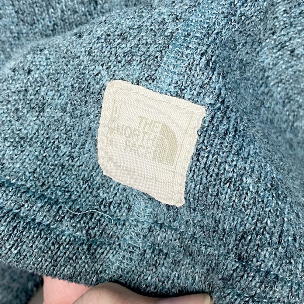 The North Face Teal Knit Toggle Pullover Sweater … - image 4